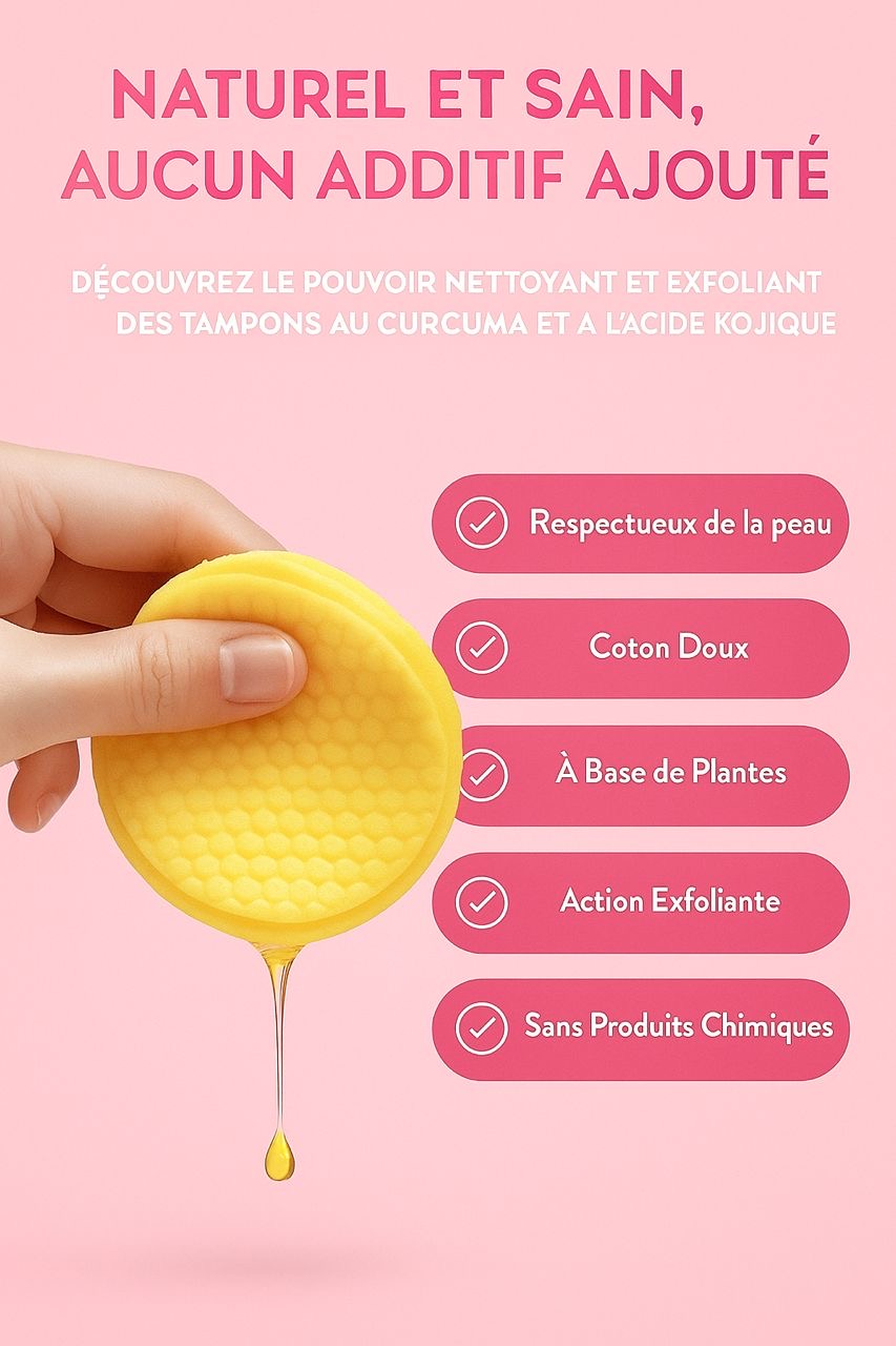 Pad Éclaircissant au Curcuma