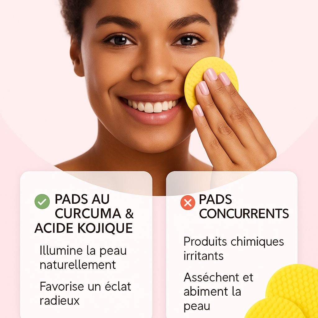 Pad Éclaircissant au Curcuma