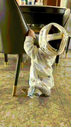 Casque de sécurité réglable en coton doux pour bébé